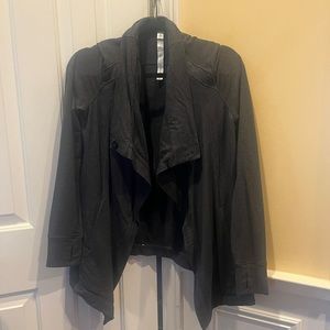 Lululemon Dark Gray Wrap Jacket/Top, EUC, size 6